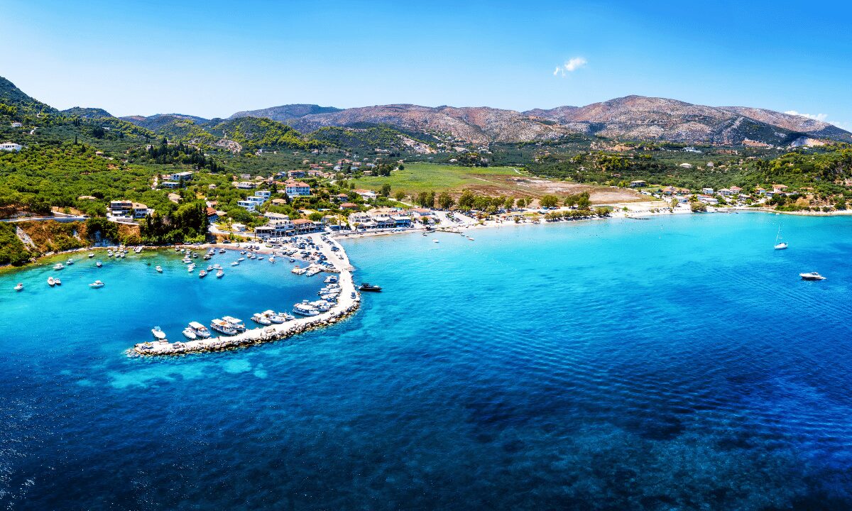 Limni Keri na ostrově Zakynthos