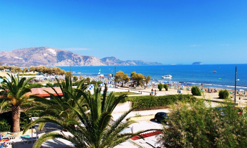 Laganas na ostrově Zakynthos